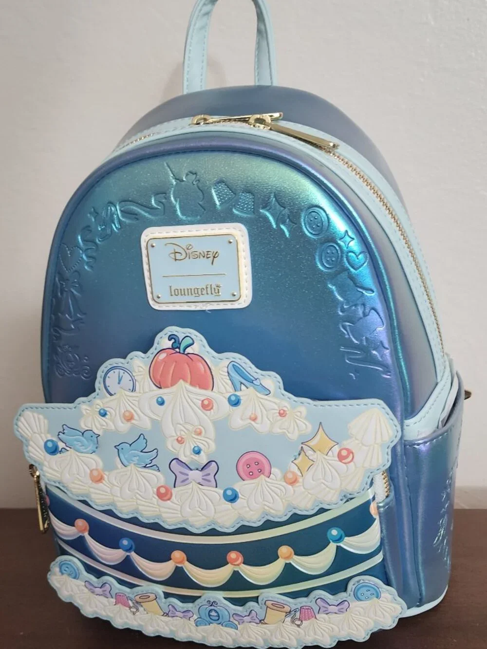 Loungefly Disney Cinderella  Cake Mini Backpack Metallic